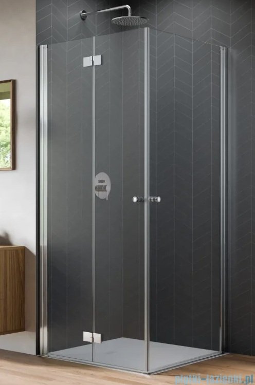 Radaway Nes KDD B / KDD I kabina 100x100cm lewa chrom przejrzyste 10024100-01-01L/10015100-01-01R