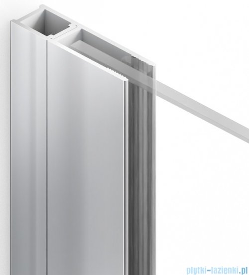 New Trendy Nesta profil poszerzający po stronie ścianki 15 mm chrom PP-0045