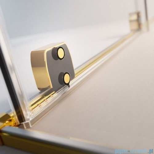 Radaway Furo Gold  Kdj kabina 100x90cm prawa szkło przejrzyste 10104522-09-01R/10110480-01-01/10113090-01-01