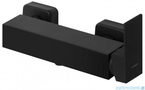 Corsan Ango bateria prysznicowa czarny półmat CMB3026BL