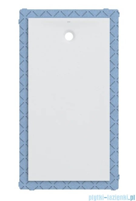 Geberit brodzik Olona 170x75cm z włókniną uszczelniającą biały 550.927.00.1