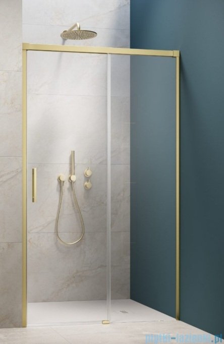 Radaway Idea 6 DWJ Brushed Light Gold drzwi wnękowe 140cm prawe szczotkowane jasne złoto 387018-98-01R