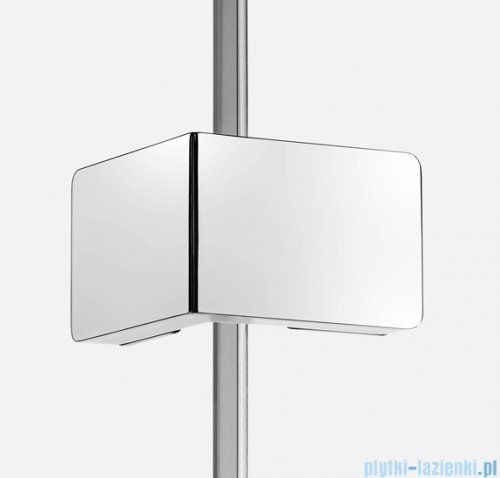 New Trendy Eventa kabina walk-in 90x80x200 cm z dodatkową ścianką przejrzyste EXK-4666/EXK-4643