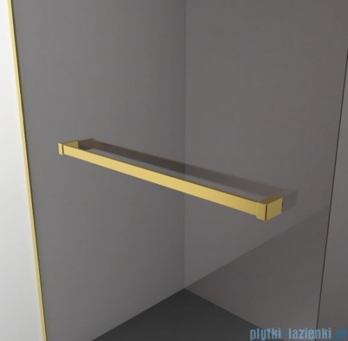 Radaway Nes Gold Ptj kabina pięciokątna 90x90cm lewa złoty połysk 10052000-09-01L/10052900-09-01