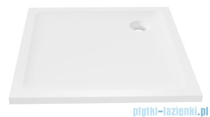 New Trendy Mild Brodzik akrylowy kwadratowy 90x90x4,5 cm biały B-0626