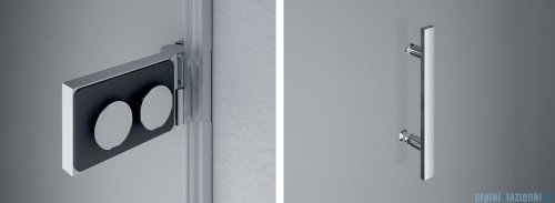 SanSwiss Pur PU31 Kabina prysznicowa 90x100cm prawa szkło przejrzyste PU31PD0901007/PUDT3P1001007