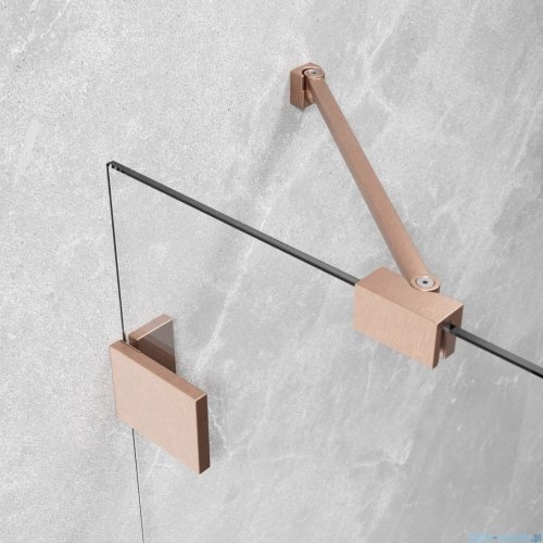 Radaway Essenza Pro Brushed Copper Pnd II parawan nawannowy 110cm lewy szczotkowana miedź 10102110-93-01L