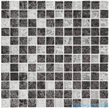 Dunin Spark mozaika szklana 30x30 carbon mix 23