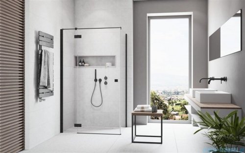 Radaway Essenza New Black Kdj kabina 90x70cm lewa szkło przejrzyste 385044-54-01L/384048-54-01