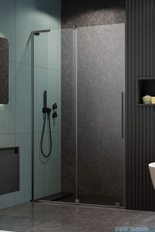 Radaway Furo SL Brushed GunMetal DWJ drzwi prysznicowe 100cm lewe szczotkowany grafit 10307522-92-01L/10110480-01-01