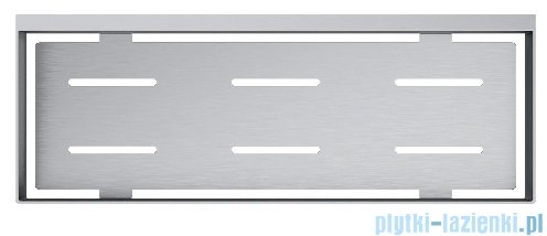 Omnires Uni koszyk prysznicowy 30x11 cm nikiel szczotkowany UN10335NI