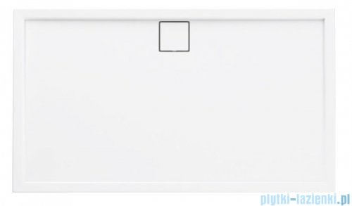 Schedpol Omega brodzik prostokątny z klapką odpływu 120x80x5,5cm 3.0453