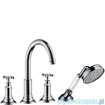 Hansgrohe Axor Montreux Element zewnętrzny do baterii 4 otworowej nikiel szczotkowany 16546820