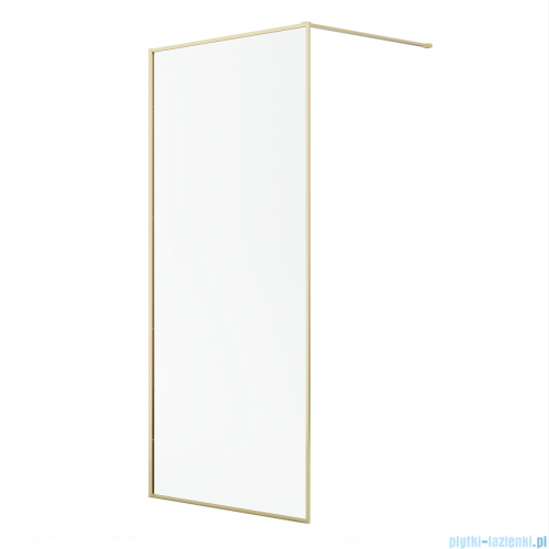 Radaway Modo F II Gold kabina Walk-in 85x201cm Złoty połysk szkło przejrzyste 10409085-09-01