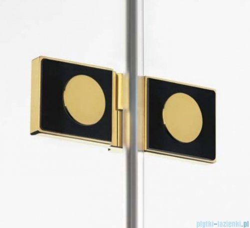 New Trendy Avexa Gold drzwi wnękowe 110x200 cm przejrzyste prawa EXK-1721