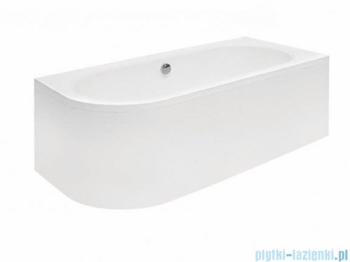Besco Avita 150x75 wanna asymetryczna prawa + obudowa + syfon