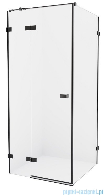 New Trendy Avexa Black kabina prostokątna 120x90x200 cm przejrzyste lewa EXK-1600
