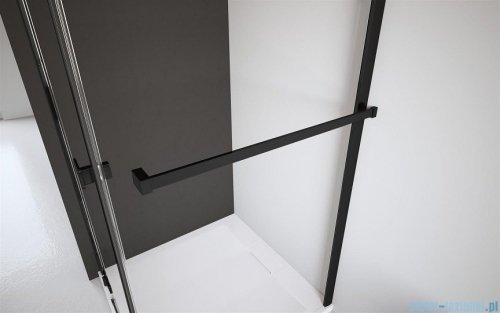 Radaway Idea Black Kds kabina prysznicowa 150x100 prawa czarny mat/szkło przejrzyste 10115150-54-01R/10117100-01-01
