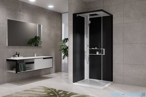 Novellini Glax 2 2.0 kabina z hydromasażem 90x90 lewa biała G22GF90SM1-1UH