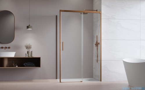 Radaway Idea Kdj Brushed Copper kabina 140x80cm prawa szczotkowana miedź 387044-93-01R/387051-93-01L