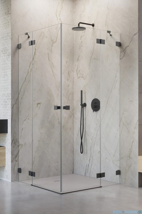 Radaway Essenza Pro Brushed GunMetal Kdd kabina 100x90cm szczotkowany grafit 10096100-92-01L/10096090-92-01R