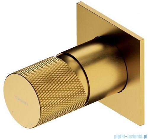 Omnires Contour bateria prysznicowa podtynkowa złoto szczotkowane CT8045GLB