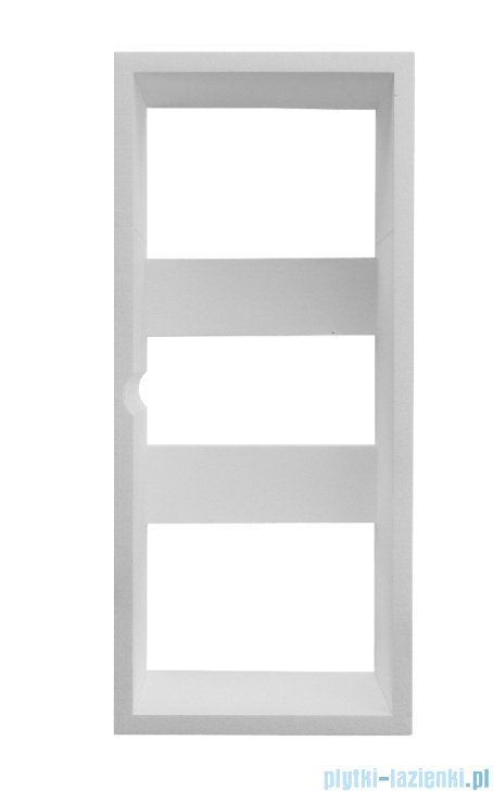 Schedpol Schedline Celestia Set wanna prostokątna z nośnikiem styropianowym Cashmere Mat 170x75cm 3WSP.CS1P-17075/PK/MG