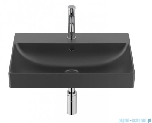 Roca Ona umywalka ścienna Compacto 60x46 Czarny Mat A327686080