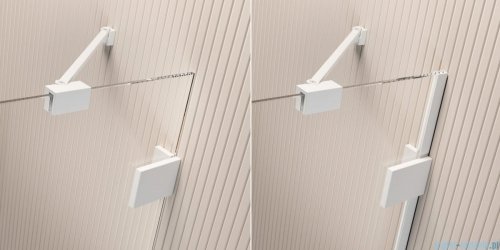 Radaway Essenza Pro White Kdj kabina 100x80cm lewa szkło przejrzyste 10097100-04-01L/10098080-01-01