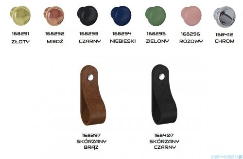 Elita Kido Set szafka z umywalką zestaw 81x67x35cm czarny mat 168100
