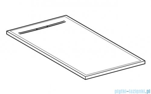 Geberit Sestra brodzik 90x70cm grafit 550.222.00.2