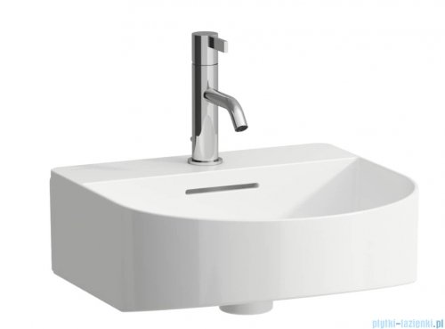 Laufen Sonar umywalka ścienna z powłoką LCC (LAUFEN Clean Coat) 41x42cm biała H8163414001041