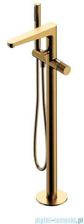 Omnires Contour bateria wannowa wolnostojąca złoto szczotkowane CT8033GLB