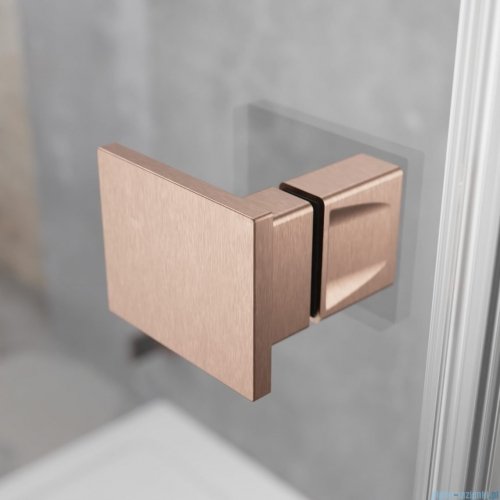 Radaway Essenza Pro Brushed Copper Kdj kabina 90x110cm lewa szczotkowana miedź 10097090-93-01L/10098110-01-01