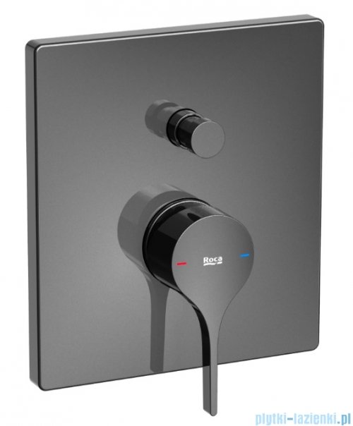 Roca Insignia bateria prysznicowa podtynkowa Titanium Black EVERLUX-PVD A5A0B3ACN0