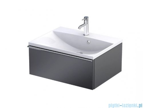 Oristo Etna Konsola podumywalkowa wisząca 60x45x25 czarny mat OR52-SD1S-60-8