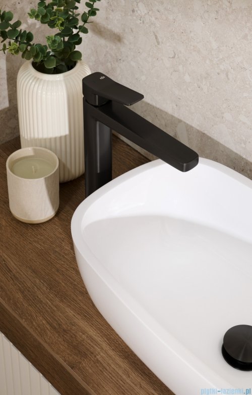 KFA MALAGA BLACK bateria umywalkowa czarny 4522-815-81