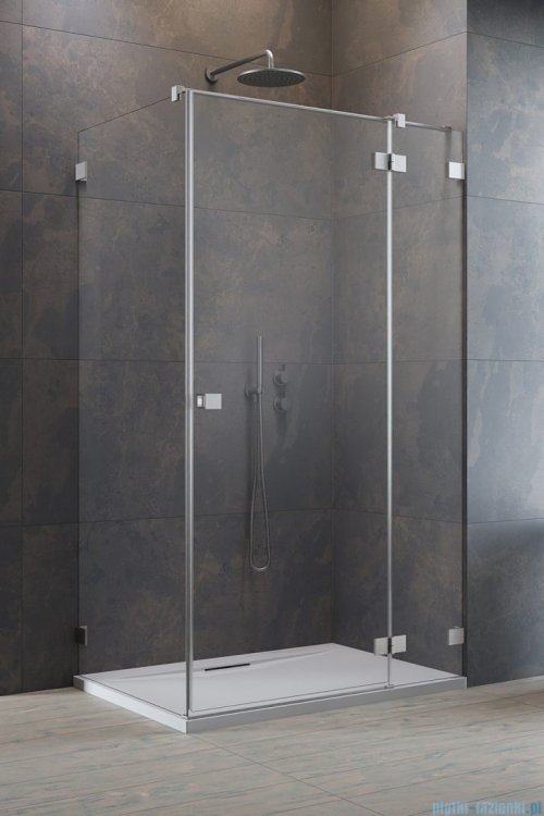 Radaway Essenza Pro Brushed Nickel Kdj kabina 100x70cm prawa szczotkowany nikiel 10097100-91-01R/10098070-01-01