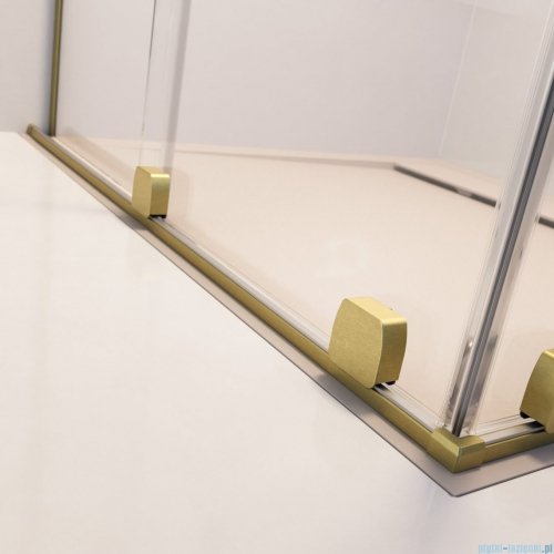 Radaway Furo Kdj Brushed Gold kabina 110x80cm lewa szczotkowane złoto 10104572-99-01L/10110530-01-01/10113080-01-01
