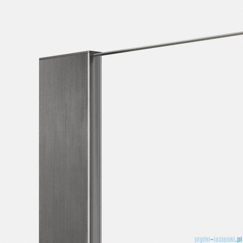 New Trendy Nesta Gunmetal Brushed kabina Walk-In 120x200 cm grafit szczotkowany K-1759