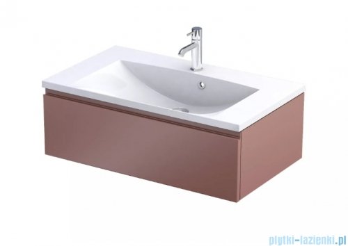 Oristo Brylant szafka podumywalkowa wisząca 80x25x45 ceglany mat OR36-SD1S-80-19