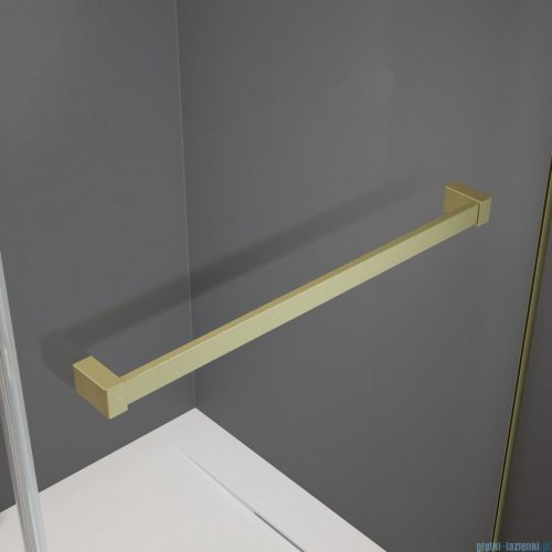 Radaway Idea Kdj Brushed Gold kabina 140x100cm prawa szczotkowane złoto 387044-99-01R/387052-99-01L