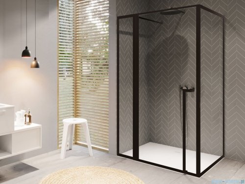 Riho Lucid GD203 kabina prysznicowa z wieszakiem 130x80cm czarna G005022121