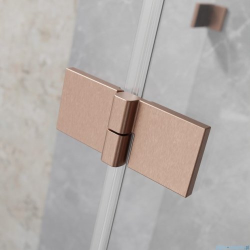 Radaway Essenza Pro Brushed Copper Kdj+S kabina 70x80x70cm lewa szczotkowana miedź 10097380-93-01L/10098070-01-01/10098070-01-01