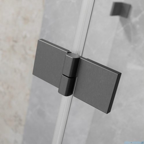 Radaway Essenza Pro Brushed GunMetal Pdd kabina 80x90cm szczotkowany grafit 10095080-92-01L/10095090-92-01R