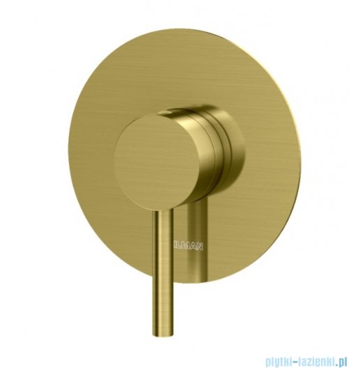 Kohlman Axel Brushed Gold podtynkowa bateria wannowo-prysznicowa z jednym wyjściem  złoto szczotkowane QW220AGDB