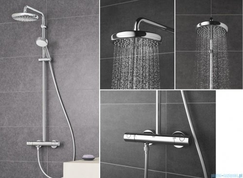 Grohe Tempesta Cosmopolitan 210 zestaw prysznicowy z termostatem 27922001
