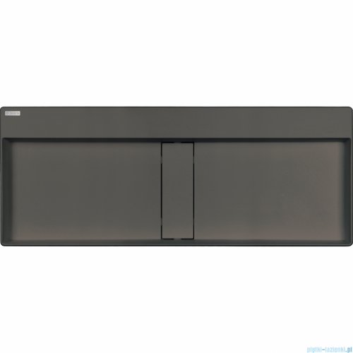Deante Blur Umywalka granitowa nablatowa z maskownicą 100x40x12 antracyt metalik CQB_TU1S