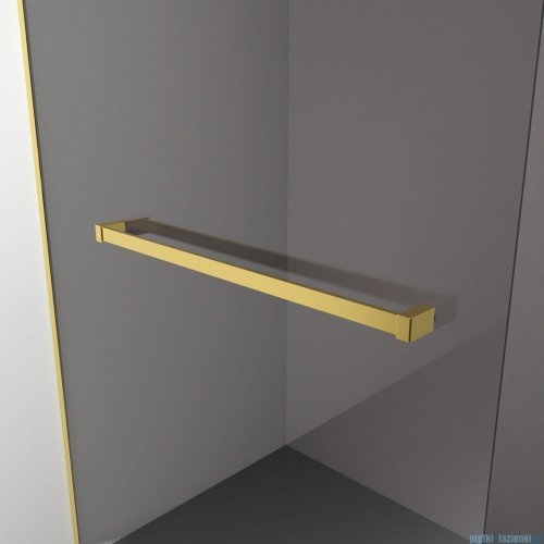 Radaway Modo SL Gold II kabina Walk-in 75x200 lewa złoty połysk/szkło przejrzyste 10319075-09-01L