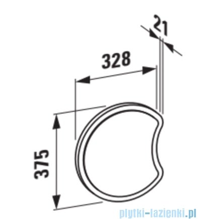 Luafen FLORAKIDS lustro 33x37 cm  H4616120034721